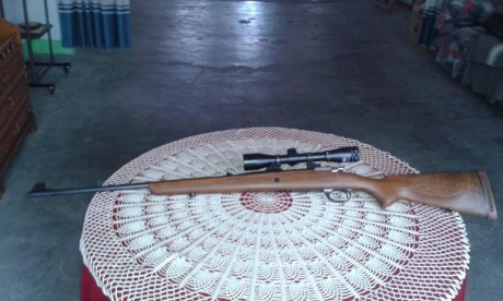 vendo rifle Santa Barbara 307 calibre 308 modelo C75 police 
+ visor 1,5/5X45
Pido por el 500€ mas portes 02