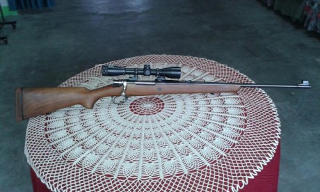 vendo rifle Santa Barbara 307 calibre 308 modelo C75 police 
+ visor 1,5/5X45
Pido por el 500€ mas portes 01