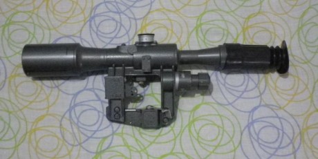 Vendo este magnifico visor Ruso, este en concreto de los años 80; en perfecto estado de uso, para armas 01