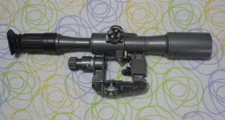 Vendo este magnifico visor Ruso, este en concreto de los años 80; en perfecto estado de uso, para armas 00
