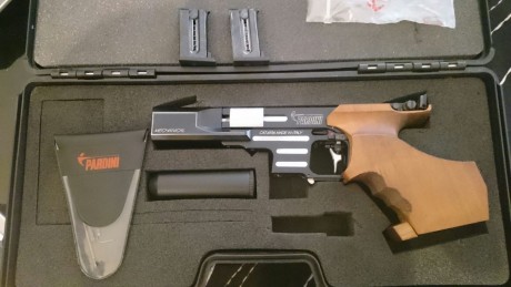 Hola compañeros, vendo pardini sp cal.22 prácticamente nueva, con 2 cargadores, su kid de limpieza y herramientas. 00