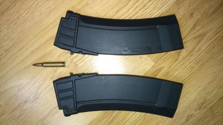 Cambio dos cargadores de Galil por cargadores de Glock 17/34. 01