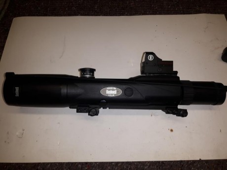 Visor de 4-12x42 mm, telémetro láser y compensador de caída, - óptica con multitratamiento completo. -100% 01