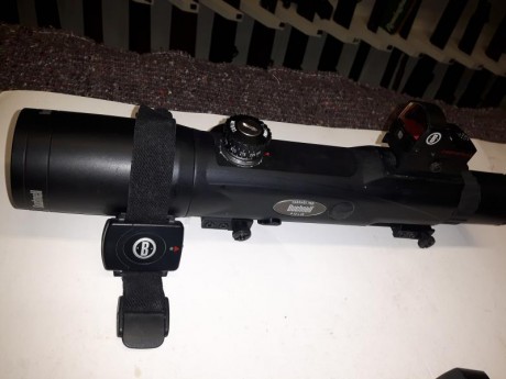 Visor de 4-12x42 mm, telémetro láser y compensador de caída, - óptica con multitratamiento completo. -100% 10