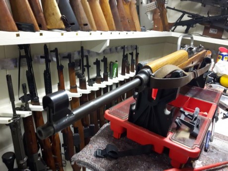 Vendo mi K43 fabricado por Berlín Luebecker código QVE en 1945. Todo original. Solo se rectifico la recamara 01