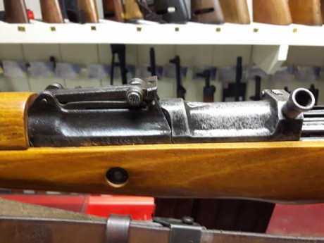 Vendo mi K43 fabricado por Berlín Luebecker código QVE en 1945. Todo original. Solo se rectifico la recamara 00