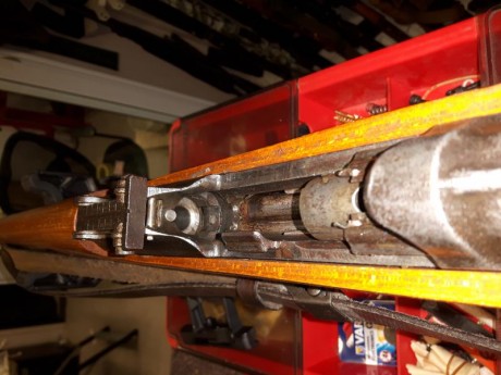 Vendo mi K43 fabricado por Berlín Luebecker código QVE en 1945. Todo original. Solo se rectifico la recamara 12