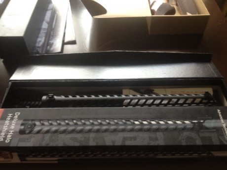 Vendo escudo termico ATI Halo Deluxe para Winchester 1300, es nuevo, procedente de un proyecto con el 02