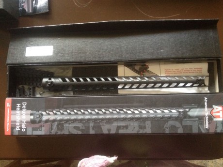 Vendo escudo termico ATI Halo Deluxe para Winchester 1300, es nuevo, procedente de un proyecto con el 01