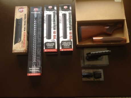 Vendo este suplemento de la marca PRO MAG en polimero de alta resistencia de 8 cartuchos para winchester 00