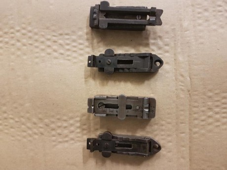 Buenas compañeros  necesito ayuda para saber a que armas pertenecen estas alzas para poderlas poner a 02