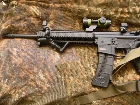 Vendo Smith wesson MP-15 22lr, casi nuevo se han tirado con el 150 balas para probarlo, agrupa de cine 01
