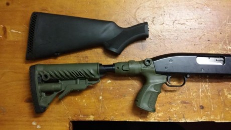 Buenas tardes,
Busco /compro culata táctica para mi escopeta tipo M4, me gusta la ATI,pero no la venden 10