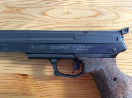EN VENTA PISTOLA GAMO COMPACT PARA ZURDO, PRECIO 150€ INCLUIDOS LOS GASTOS DE ENVÍO EN LA PENÍNSULA.

Hola 01