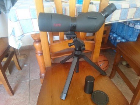 Vendo telescopio modelo expo T-23, diametro 65 mm, zoom ocular 15X30X45, tiene alargador frontal para 01