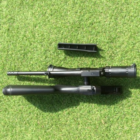 Vendo por no usar.
Cañón corto 38cm
Apenas he tirado una caja de balas y he sido el primer comprador.
Incluye 20