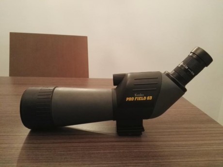 Vendo telescopio terrestre marca Kenko Profield 63.  Es de 20-50x63. Se ha utilizado 3 veces tras los 02