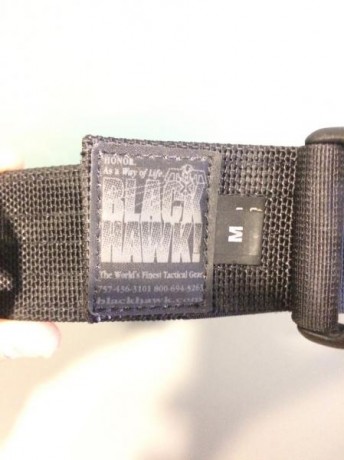 Cinturón rigido Blackhawk original, estado como nuevo, talla M (para no mas de 78-80 kg.

Trae cinto interior 00