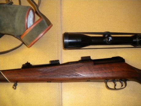 hola un amigo vende un rifle máuser 66s calibre 300wm con monturas apel originales y visor swarovski 1,5-6x42 00