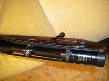 hola un amigo vende un rifle máuser 66s calibre 300wm con monturas apel originales y visor swarovski 1,5-6x42 11
