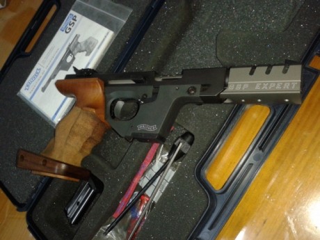 Reduzco mi plantilla... WALTHER GSP EXPERT Cal.22, S&W Target Champion 357 y Norico 45 cuatro pulgadas. 61