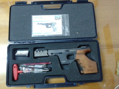 Reduzco mi plantilla... WALTHER GSP EXPERT Cal.22, S&W Target Champion 357 y Norico 45 cuatro pulgadas. 60