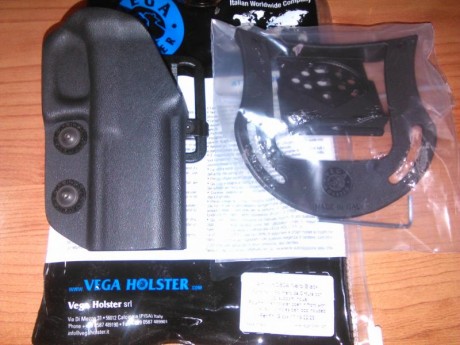Fundas Vega Holster VKO8 modelo 04  para Glock 17-19-22-23-y modelo 46 para  USP compact y HK P2000.
Sin 02