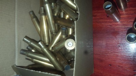 Vendo o cambio vainas 
30-06 94vainas 1 disparo (57norma 19sellierbellot 18winchester) 25e
762x54r 35 00