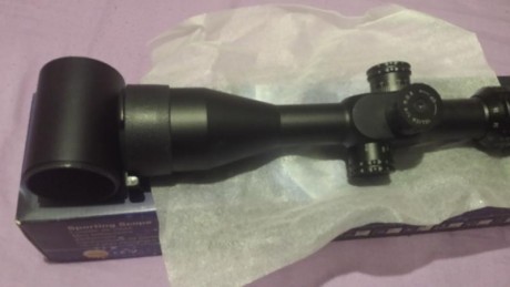 Vendo visor Vector Optic Mod sentinel 4-16x50E reticula IR R V mild dot, lo vendo xq tengo 2 y para cazar 01