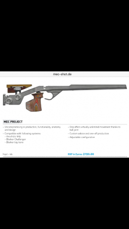 Buenos días: 

Vendo chasis de aluminio válido para carabinas Anschutz de acción redonda y cuadrada, va 10