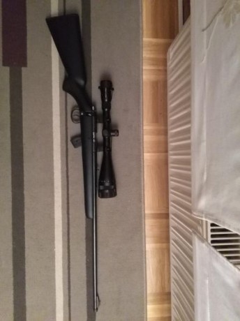 Se cambia Norinco Jw-15 customizada con visor vector óptics 8-32x50 y maleta rígida por carabina de palanca 02