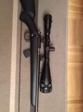Se cambia Norinco Jw-15 customizada con visor vector óptics 8-32x50 y maleta rígida por carabina de palanca 01
