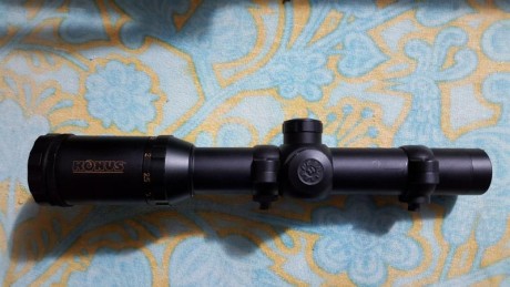 Vendo visor de batida KONUS M30 1-4×24 esta como nuevo, 150€. 02