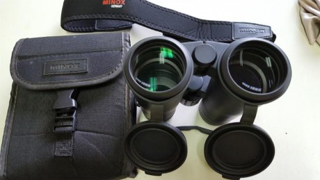 Vendo prismáticos Minox BL8x44HD, están como nuevos, no tienen ni dos años, 400€. 01