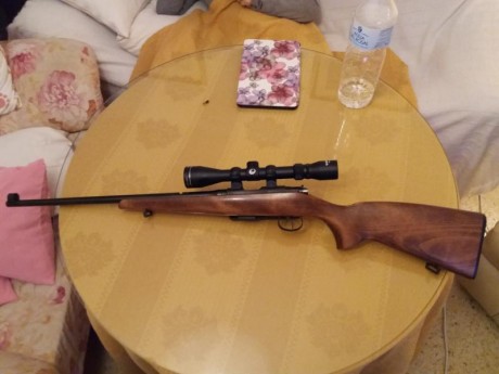 Vendo carabina CZ 513 Farmer, cal 22lr, provista de visor 3-9x40, puesta a tiro. El estado es excelente, 01