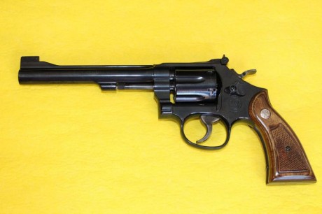 Vendo revolver SW K-38 Modelo 14-8 Masterpiece calibre .38 Special impecable, con muy poco uso al disponer 00
