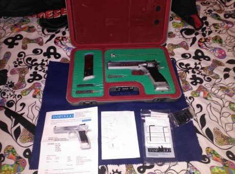 Pistola de 9 mm usada solo para precision.700euros.Esta en Gijón 02