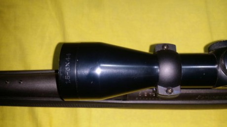 vendo visor tasco 1.5-6x44, solo se ha tirado 3 cajas de balas con el, y ya que no lo uso lo pongo a las 00