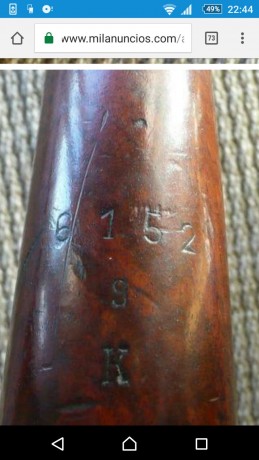 Pues eso foreros, aqui os dejo un par de fotos generales de la ultima joya de mi colección, un k98 con 71