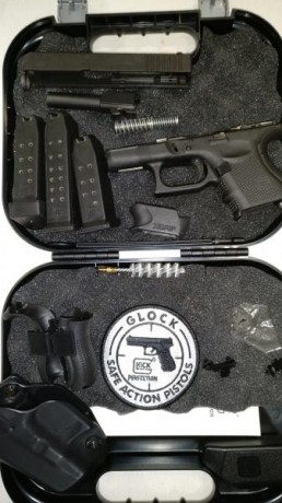 Hola a todos.

Vendo mi GLOCK 26 de 4ª generación.
La compré en noviembre de 2015.
Tiene muy pocos disparos, 12