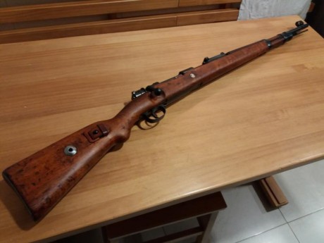Pues eso foreros, aqui os dejo un par de fotos generales de la ultima joya de mi colección, un k98 con 50