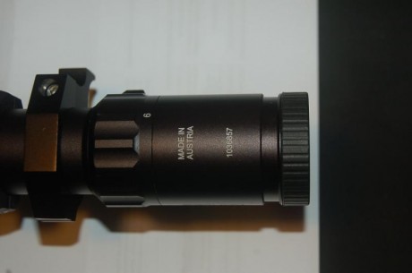  RETÍCULA EN PRIMER PLANO FOCAL ILUMINADA 
 LAS MEDICIONES DE DISTANCIA CON LA RETICULA SE HACEN EN CUALQUIER 01