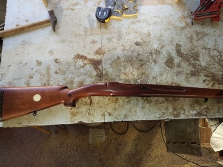 vendo culata deportivizada para un mauser VZ 24, esta impecable, no se ha llegado a usar, sin arañazos, 02