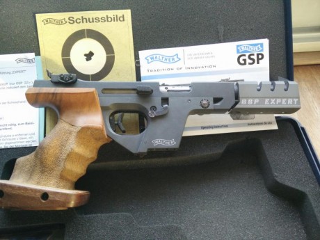 se vende walther GSP expert 22 lr.
pistola muy precisa.
es del año 2006 según marca las letras del cañon.
poco 00