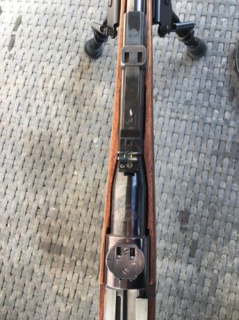 Vendo mi estupendo rifle mauser 66sm 300 wm cañón equipado con magnaport.
Monogatillo con pelo francés.
Monturas 30