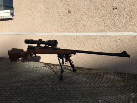 Vendo mi estupendo rifle mauser 66sm 300 wm cañón equipado con magnaport.
Monogatillo con pelo francés.
Monturas 52