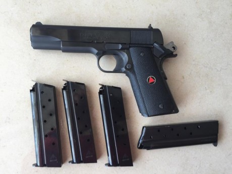 Se ofrece Colt Delta Elite cal. 10mm, como nueva, no mas de 60 disparos, cargador original y 3 cargadores 00