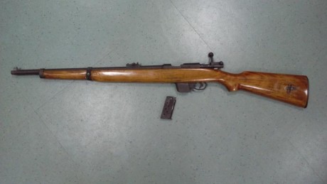 Un amigo vende su carabina Destroyer recamarada al calibre 9mm Parabelum.
Están en muy buen estado tanto 02