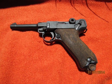 Liquido una de mis Luger, necesito espacio. Es una 1920, del  7.65 parabellum, fabricada en 1925, con 02