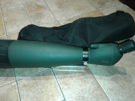 Vendo telescopio terrestre para tiro marca sutter 33-100 x 100, esta completo con las tapas de las lentes, 01